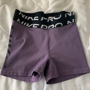 purple nike pros